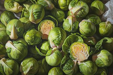 Painting Sprouts by Blikvanger Schilderijen