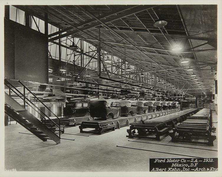 Guillermo Kahlo, Ford Motor Company Mexico, 1932 van Atelier Liesjes