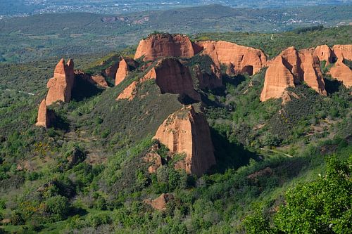 Le paysage accidenté de Las Medulas, Galice sur Lensw0rld