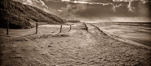 Strandopgang - Strandovergang in Sepia 2