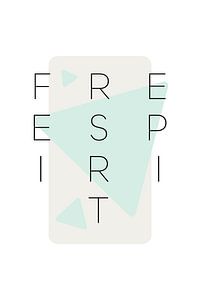Free spirit - türkis  von Melanie Viola
