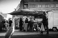 Dappermarkt Zwart-Wit van PIX STREET PHOTOGRAPHY thumbnail