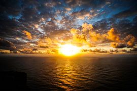 Sonnenuntergang über dem Meer