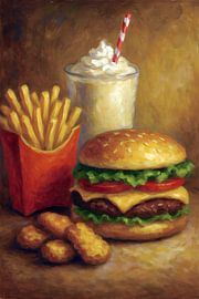 Peinture de Fastfood sur Johannes