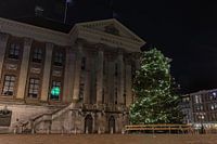 Kerstboom op de Grote Markt in Groningen