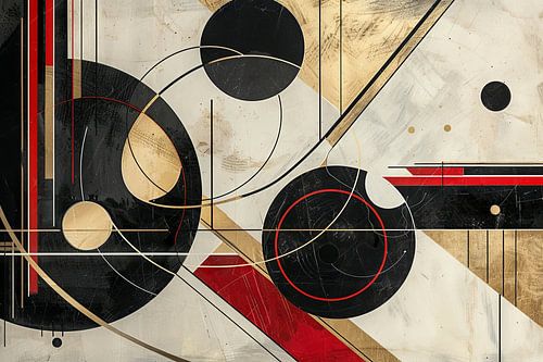 Géométrie - Œuvre d'art abstrait