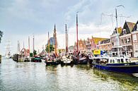 Hoorn Haven Noord-Holland Nederland van Hendrik-Jan Kornelis thumbnail