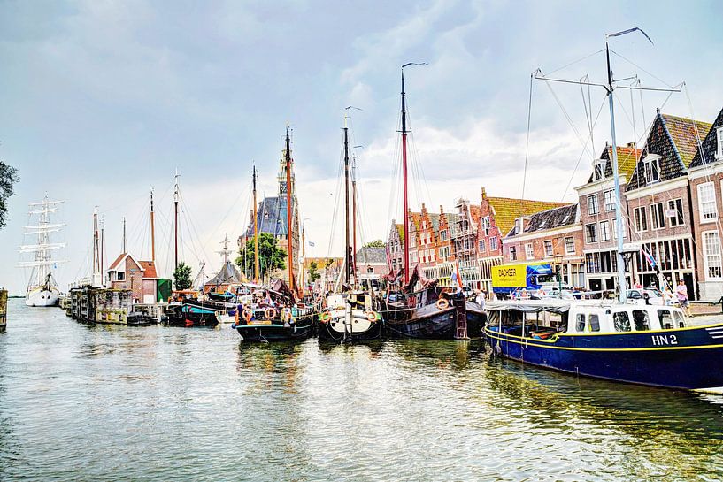 Hoorn Haven Noord-Holland Nederland van Hendrik-Jan Kornelis