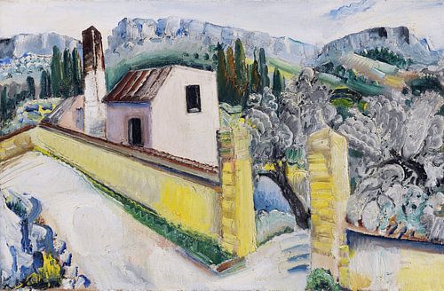 Landschap bij Cassis, Paul Kleinschmidt,  1931
