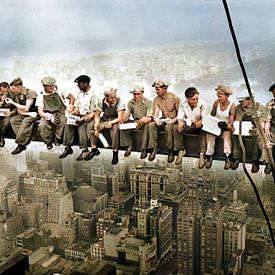 Lunch atop a Skyscraper (1932) by Art Studio RNLD