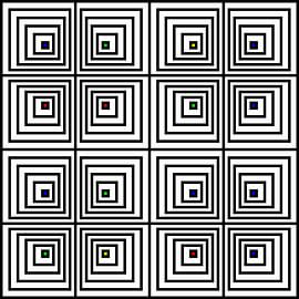 Nested | Offset | 04x04x02 | N=06 | V35 | Random #01 | RGBY van Gerhard Haberern