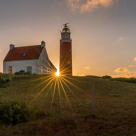Texel lighthouse Eierland sunspikes