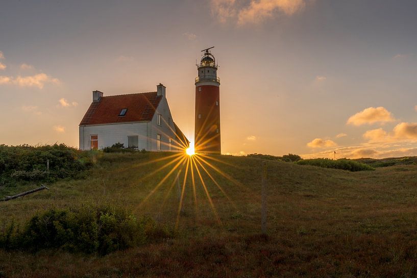 Texel vuurtoren Eierland sunspikes van Texel360Fotografie Richard Heerschap