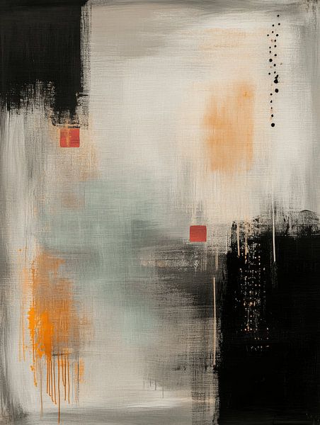 Peace and rhythm, modern abstract by Studio Allee
