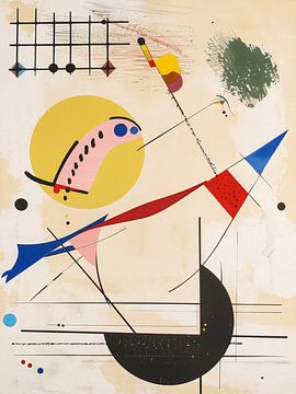 Miró trifft auf Kandinsky_08 von Artclaud