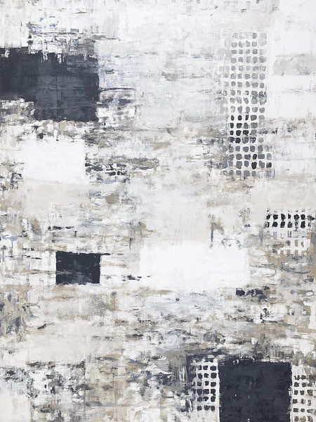 Abstract patterns in grey by Color Square