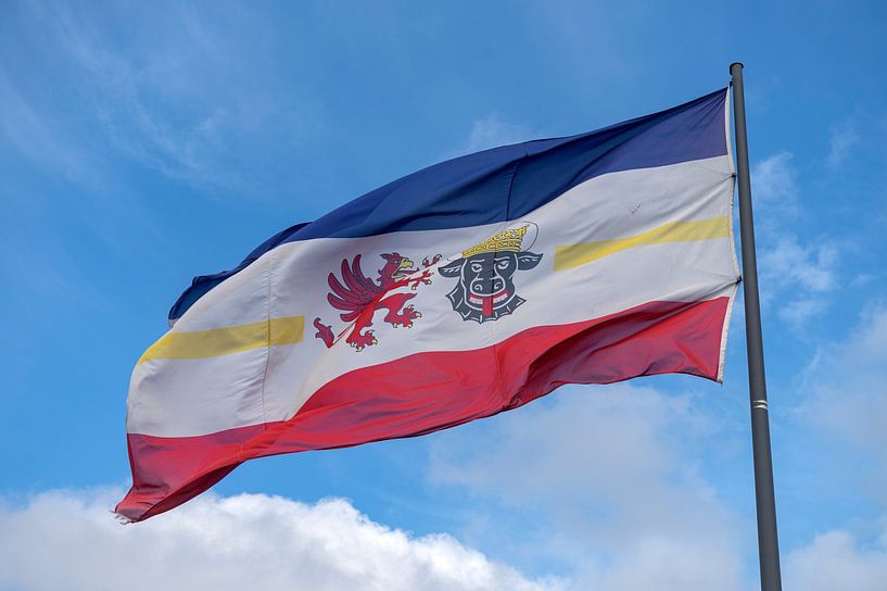 Flagge Mecklenburg-Vorpommern von Richard Wareham