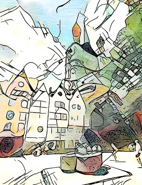 Keulen Oude Stad, Motief 1 van zam art