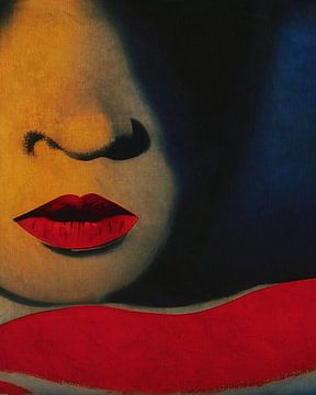 Red lips by Jan Keteleer