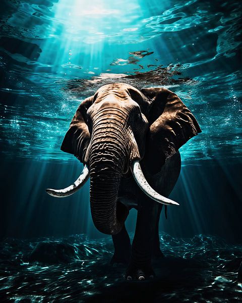 Portrait d'un animal par fernlichtsicht