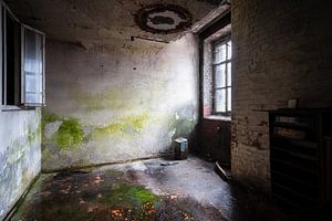 Verlassene Industrie im Verfall.