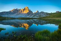 Morning light in the Dolomites