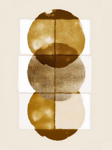 Scandinavian minimalism Earthy Cream Beige by Mad Dog Art