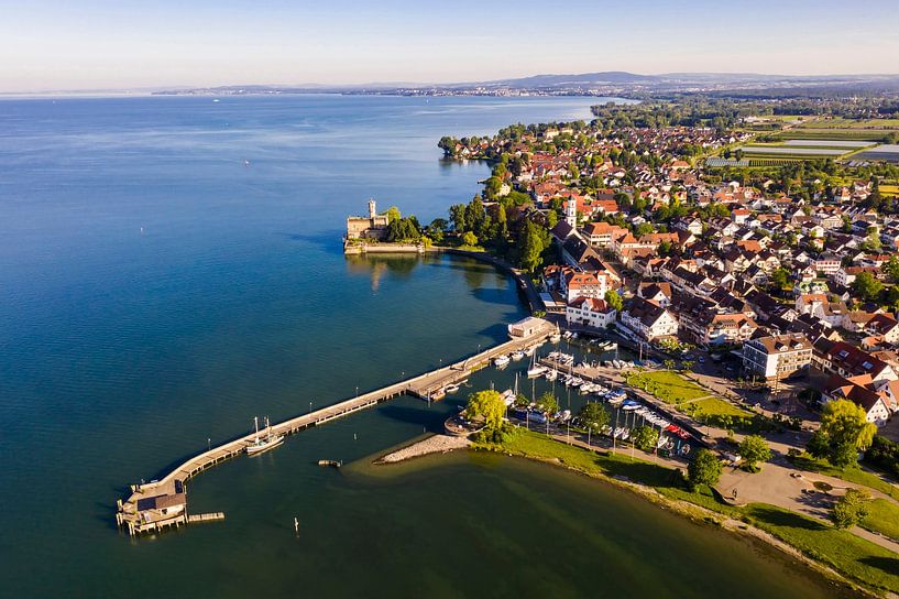 Langenargen at Lake Constance from the bird's eye view by Werner Dieterich