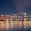 Pont de Brooklyn sur l'East River à New York City sur Robert Ruidl