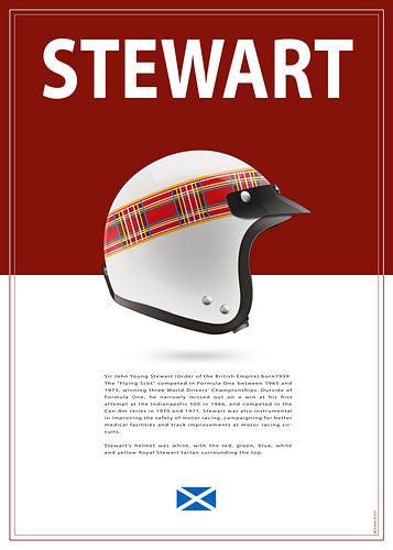 Jackie Stewart Helm