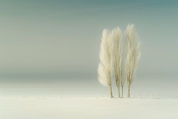 The Three Whispering Trees in the Infinite Snow | Where the World Holds Its Breath