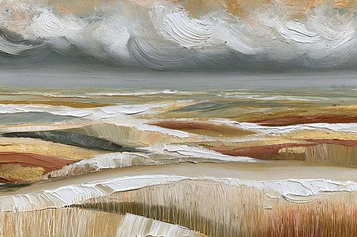Ciel au-dessus de la plage
