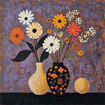 Bloemen schilderij 92.5896 van ARTEO Schilderijen