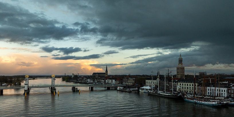 Kampen from the air by Evert Jan Kip