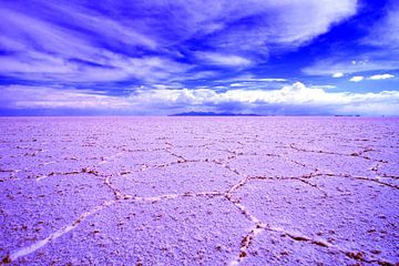 Zoutvlakten van Uyuni, Bolivia, Zuid-Amerika van aidan moran