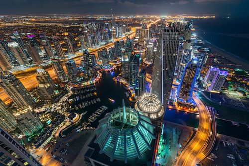 Dubai Marina von oben von Stefan Schäfer