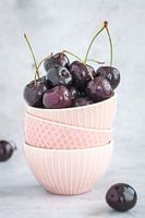 Nature morte avec des cerises l Photographie culinaire