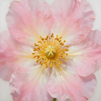Het gouden hart van de bloem