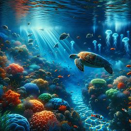 Coral Reefs and Wonder by RavenC Store