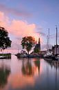 Hafen Hoorn mit Hauptturm von John Leeninga Miniaturansicht