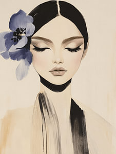 Die violette Blume