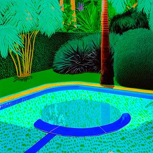 Pool garden by Vlindertuin Art