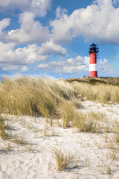 Strand und Leuchtturm Hörnum, Sylt