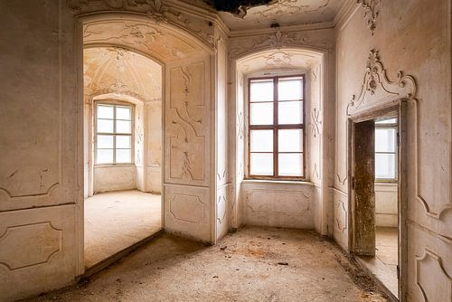 Chambre dans le palais abandonné.