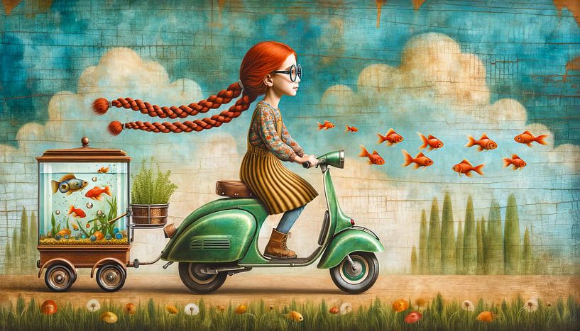 Not without my goldfish by Art Studio RNLD
