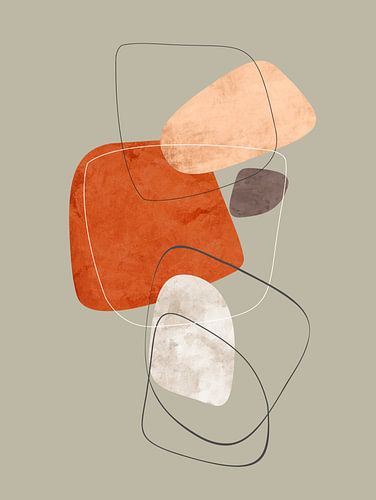 Minimaal met organische vormen