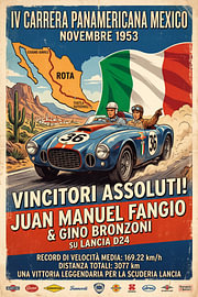 Carrera Panamericana 1953 von Ted Decker
