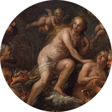 Peter Paul Rubens leerling, Geboorte van Venus, 1600 van Atelier Liesjes