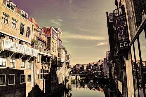 Dordrecht Wijnhaven vanaf Scheffersplein Nederland