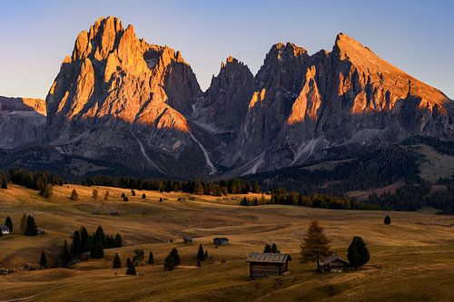 Alpe de Siusi - L'incandescence des Alpes sur Voss photographie